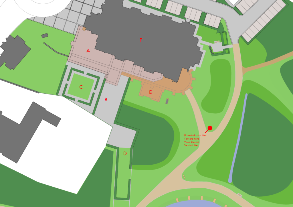 Plattegrond abdijtuin