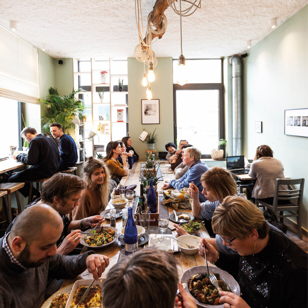 Eten in groep Zonnebeke Westtoer c